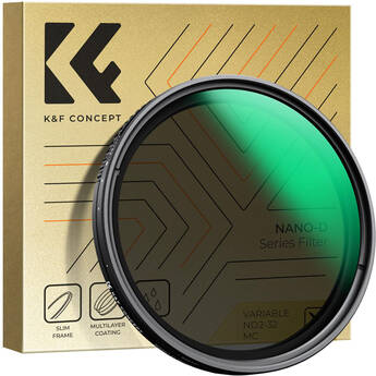 K&F Concept Nano-D Series Variable ND Filter (72mm, 1 to 5-Stop)