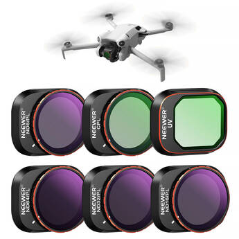 Neewer UV/CPL & ND/PL Filter Set for DJI Mini 4 Pro (6-Pack)