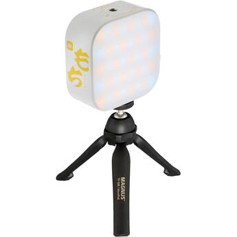 Genaray Mochi On-Camera Mini RGB Light Panel with Tabletop Tripod Kit (White)
