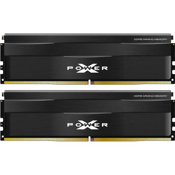 Silicon Power 32GB Zenith 6000 MT/s DDR5 Desktop Memory Kit (2 x 16GB, Black)