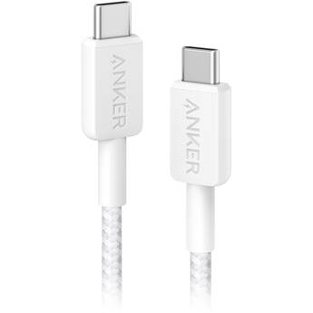 Anker 322 Braided USB-C Cable (6', White)