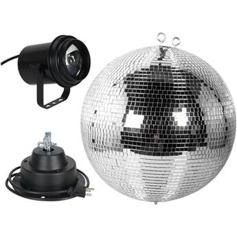 Eliminator Lighting M600EL 16" Mirror Ball Package