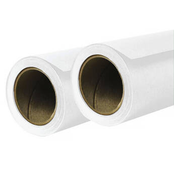 Savage 9 x 36' Background Paper (#01 Super White, 2-Pack)