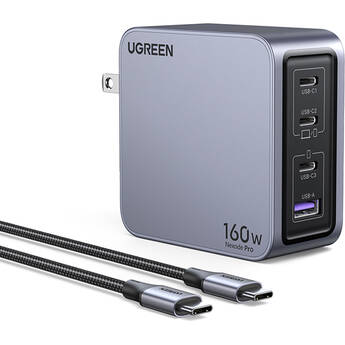 UGREEN Nexode Pro 160W 4-Port GaN USB-C/USB-A Charger