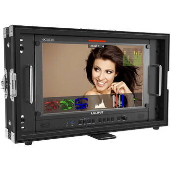 Lilliput 15.6" 12G-SDI/HDMI Broadcast Studio Monitor with Carry Case (V-Mount)