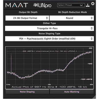 MAAT LINpro Dithering Engine Audio Plug-In