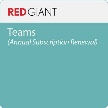 Red Giant Complete Teams (Annual Subscription Renewal)