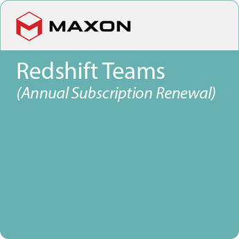Maxon Redshift Teams (Annual Subscription Renewal)