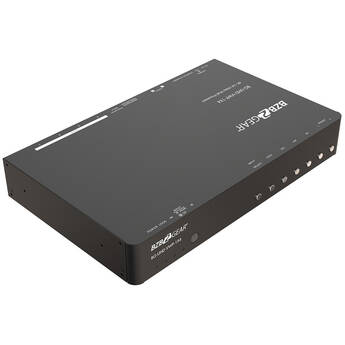 BZBGEAR 4-Port 4K 60 Hz Video Wall Processor with Scaler, Audio and 1x3 / 1x4 / 2x2 / 4x1 Layout