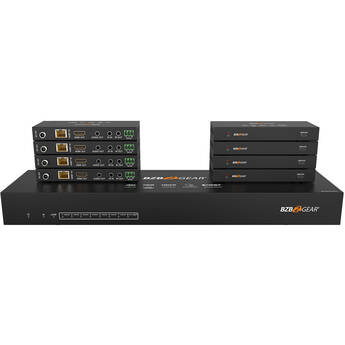 BZBGEAR 1x8 UHD 4K 18 Gb/s HDMI-over-HDBaseT Splitter/Distribution Amplifier