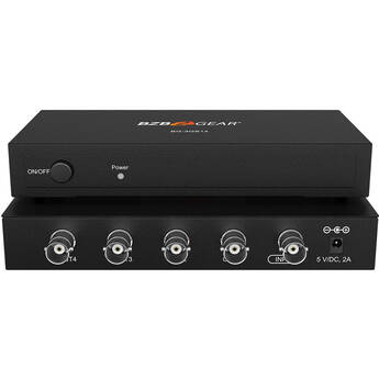 BZBGEAR 3G-SDI 1 x 4 Splitter/Distribution Amplifier