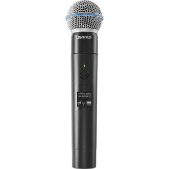 Shure MXW2X/BETA58 neXt Wireless Handheld Microphone Transmitter with Beta 58A Capsule (1.9 GHz)