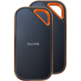 SanDisk 2TB Extreme PRO Portable SSD V2 (2-Pack)