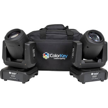 ColorKey Mover Beam 100 Bundle with Carrying Bag (2-Pack)