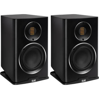 ELAC Carina BS243.4 2-Way Bookshelf Speakers (Satin Black, Pair)