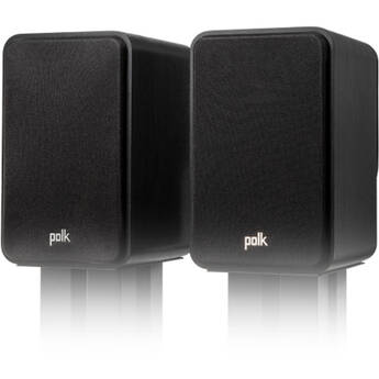 Polk Audio Signature Elite ES15 Two-Way Bookshelf Speakers (Black, Pair)