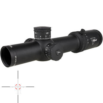 Trijicon 1-10x28 Credo Riflescope (Red/Green MRAD Segmented Circle Enhanced Reticle)
