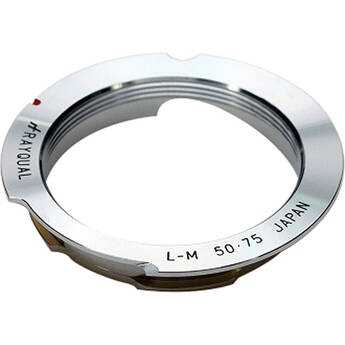 Rayqual L39 Screw-Mount Lens to Leica M-Mount Camera Lens Adapter (50-75mm, Silver)