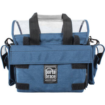 PortaBrace AO-1XH Audio Organizer with AH-2H Harness Kit (Blue)