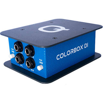 QUAGLIARDI PRO AUDIO COLORBOX Stereo Passive Di Box