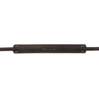 Oberwerth Mosel Classic Camera Strap (Black Leather/Black Stitching, 49.2")