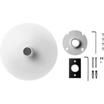 Shure A900-R-PM Pole-Mount Kit for MXA920-R Microphone and 1.5" NPT Pole (White)