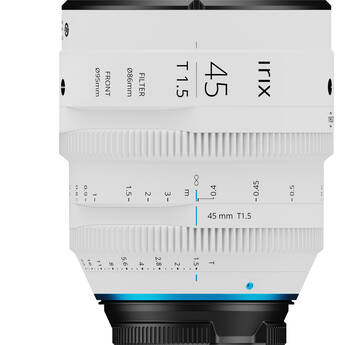 IRIX 45mm T1.5 Cine Lens (Canon RF, Feet, White)