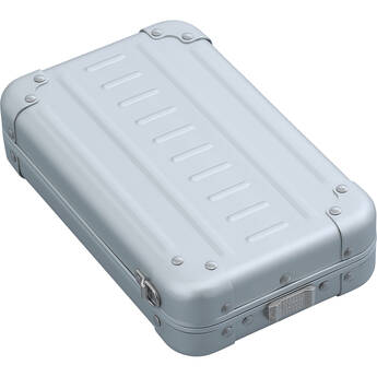 Aleon Vertical Aluminum Hard-Shell Crossbody Case (Platinum)