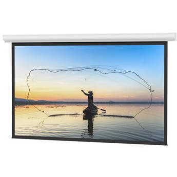 Da-Lite Designer Contour Electrol 37.5 x 67" 16:9 Screen with High Contrast Matte White Surface