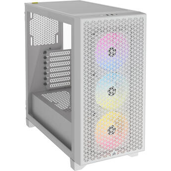 CORSAIR 3000D AIRFLOW RGB Mid-Tower Case (White)