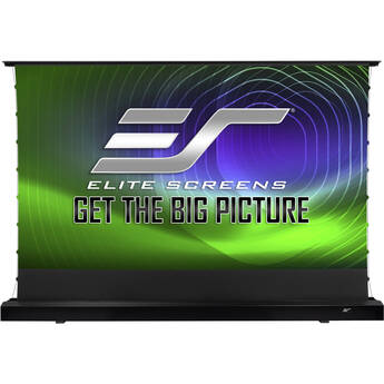Elite Screens FTE135H3-C4D Kestrel Tab-Tension 3 CLR 4D 66.2 x 117.7" Motorized Rising Projection Screen (110V)