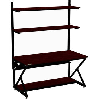 Kendall Howard Performance 100 Series LAN Station/Workstation (60", Mahogany)