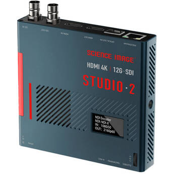 SCIENCE IMAGE Studio 2 NDI Bidirectional 4K SDI/HDMI Encoder/Decoder