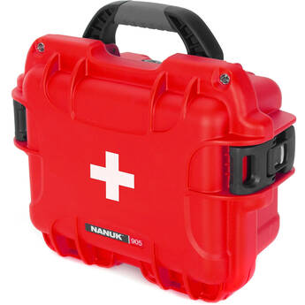 Nanuk 905 First-Aid Hard Case (Red, 6.3L)