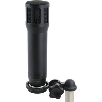 Microtech Gefell MD 300 Dynamic Microphone with MH 80 Swivel Mic Holder (Matte Black)