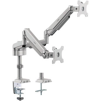 Rocstor ErgoReach EP18 Premium Aluminum Dual Ergonomic Monitor Mounted Arm