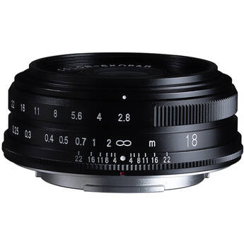 Voigtlander 18mm f/2.8 Color-Skopar (FUJIFILM X, Black)