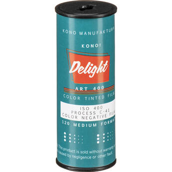 KONO Delight Art 400 Color Negative Film (120 Roll Film, Expired 04/2024)