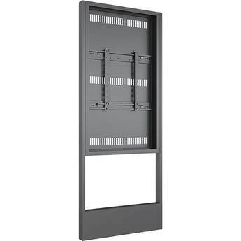 Mount-It! PRO MI-20637 Indoor Rear-VESA Enclosure Kit with Bolt-Down Floor Base for 55" Commercial Displays
