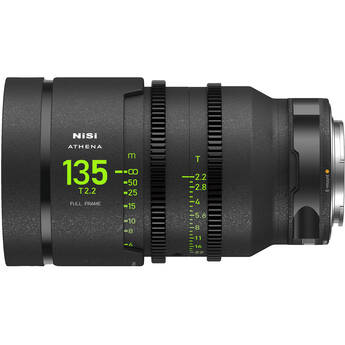 NiSi ATHENA PRIME 135mm T2.2 Full-Frame Lens (Sony E, Drop-In Filter Mount)