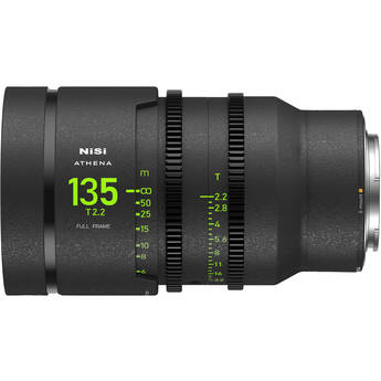 NiSi ATHENA PRIME 135mm T2.2 Full-Frame Lens (Sony E, No Drop-In Filter)