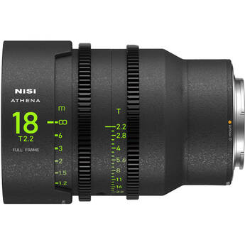 NiSi ATHENA PRIME 18mm T2.2 Full-Frame Lens (FUJIFILM G, No Drop-In Filter)