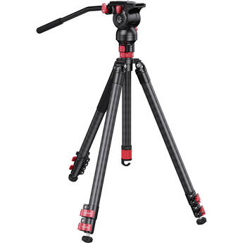 iFootage Gazelle TC6S Uprise Tripod with Komodo K5S Fluid Head Bundle