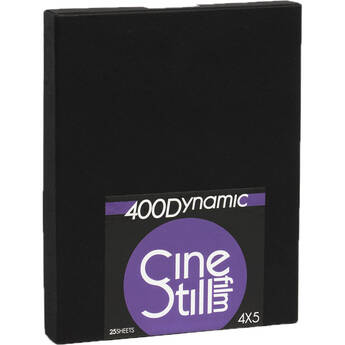 CineStill Film 400 Dynamic Color Negative Film (4 x 5", 25 Sheets)