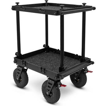 adicam MINI Film Cart with Standard Legs (Premium 10" Wheels, Black Latches, 331 lb Load Capacity)