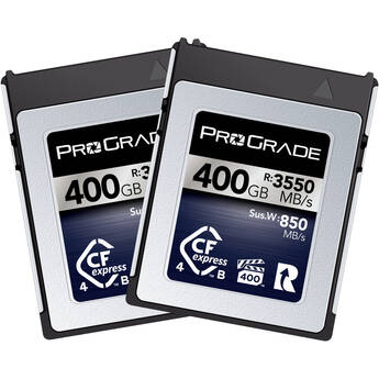 ProGrade Digital 400GB CFexpress 4.0 Type B Iridium Memory Card (2-Pack)