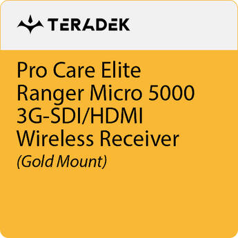 Teradek Pro Care Elite Annual Subscription for Ranger Micro 5000 Receiver (Gold Mount)