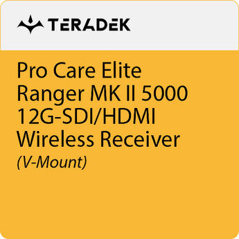 Teradek Pro Care Elite Annual Subscription for Ranger MK II 5000 Receiver (V-Mount)