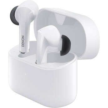 Denon Noise-Cancelling True Wireless Earbuds (White)