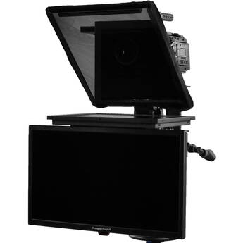 Prompter People Q-Gear QPRO 17" High-Bright Monitor with 24" Regular Talent Monitor